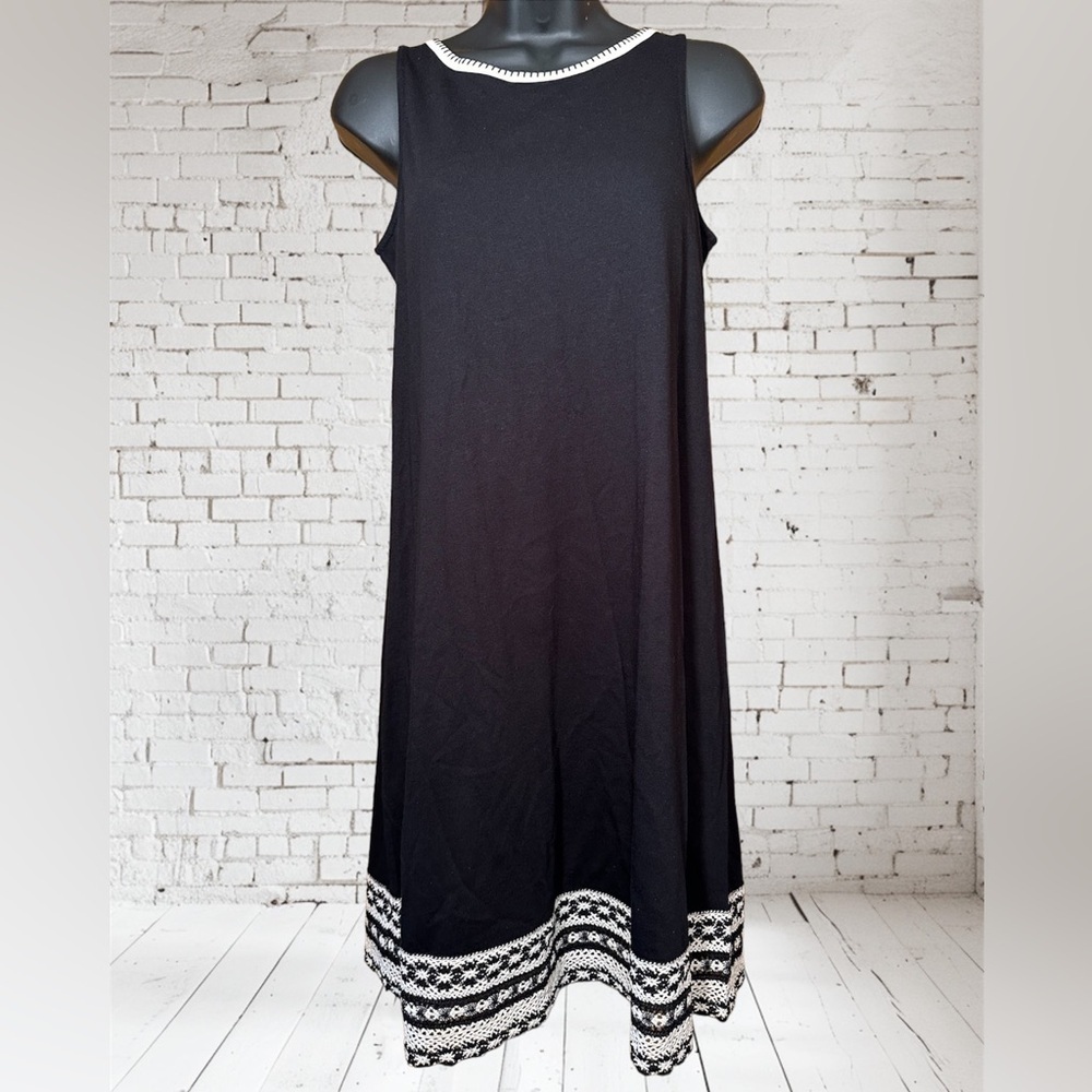 J. Jill crochet trimmed size XS petite shift dress